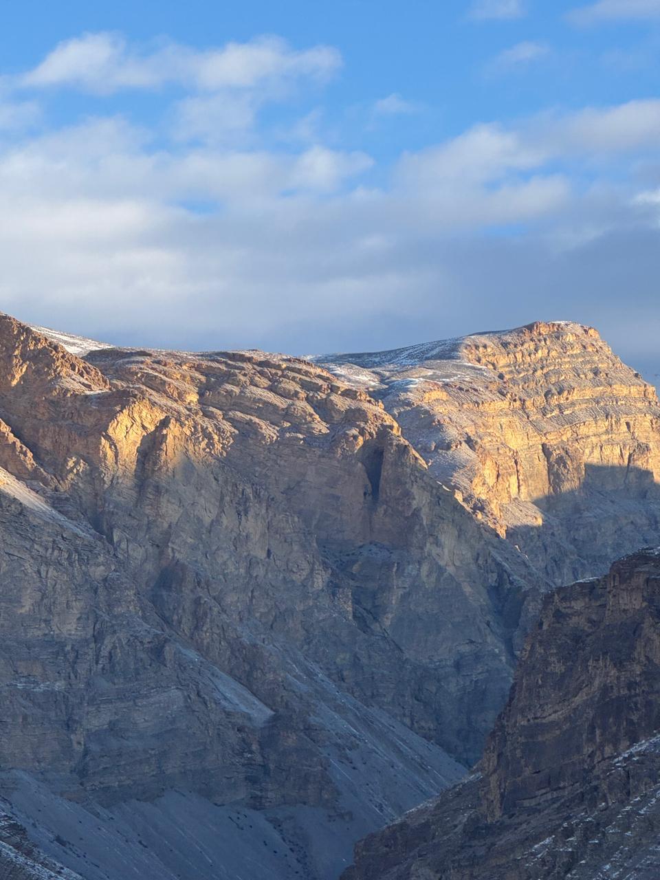 Himalayan peaks catching the morning sun